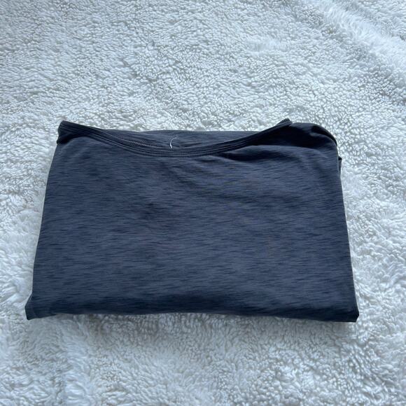 Lululemon Gray Womens Relaxed-Fit Boatneck Tee SZ 12‎ - Picture 1 of 7
